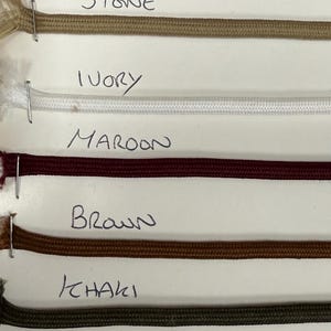 cordino, cordino con cappuccio, cordino continuo, cordino per abbigliamento, cordino colorato