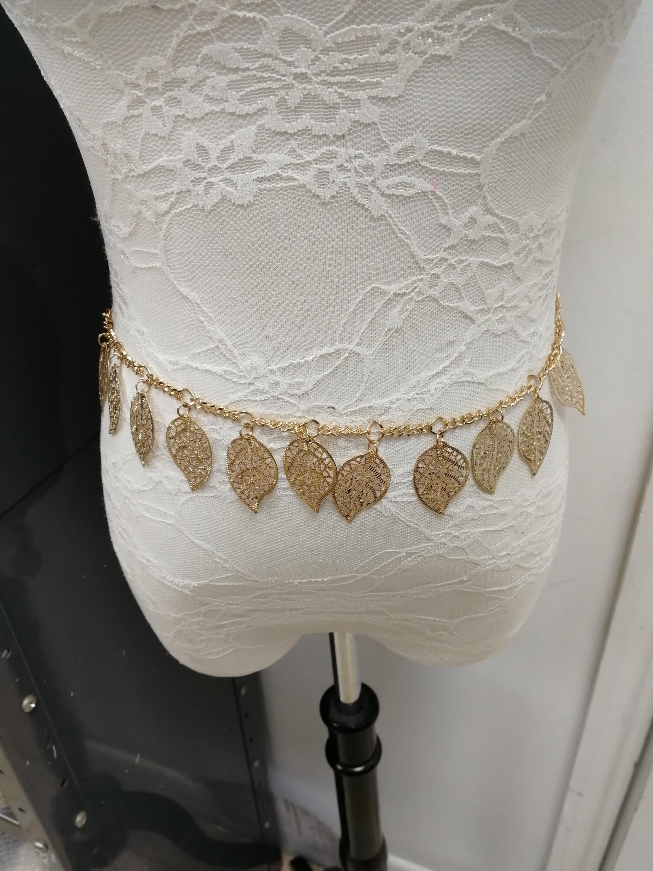 Gold Leaf Belt, Belts,fashion Belt, Skirt Belt - Etsy