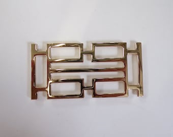 Gold tone Metal Buckle, 5*10cm Belt Buckle, Sewing buckle, Craft Metal buckle, Couture buckle, Swimwear, Dancewear