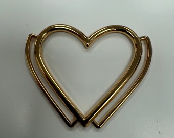 Vintage Metal Belt Buckle, Nice Cute Heart Design, Nice  display picture 3
