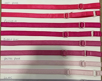 10mm bra straps, 1cm bra straps, bra strap, bra straps, replacement bra straps, 40 colours, straps, bra making