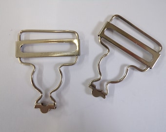 Metal Dungaree Buckles/dungaree Clips, Silver Dungaree Clips