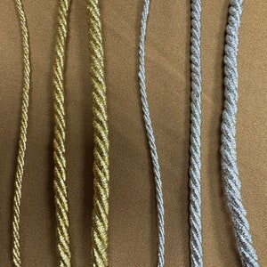 Lurex rope, rope, lurex cord, cord, gold lurex cord, silver lurex rope, shiny rope, shiny cord, lurex cords, shiny cords, drawstring cord