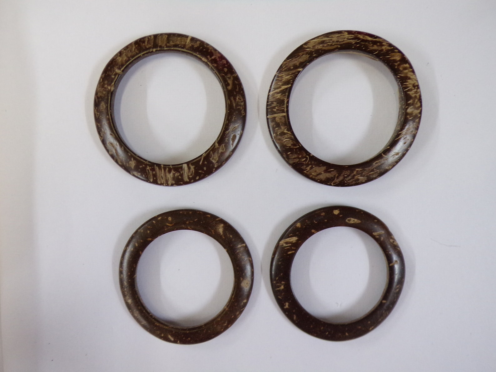 Coconut Rings 1pcs, Natural Coconut Light Weight Rings, Macrame Rings, Macrame Hoops ...