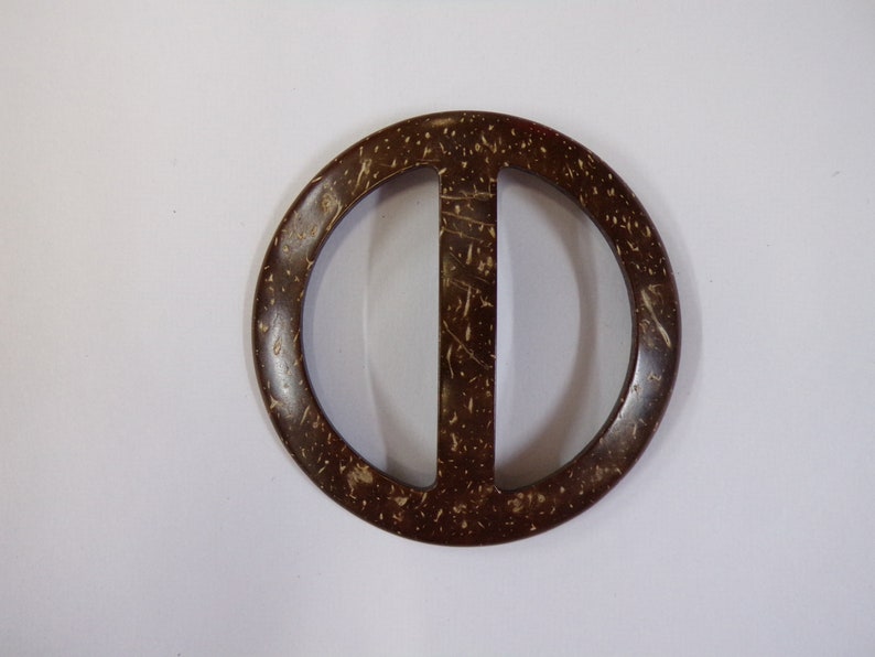 Natural Coconut Shell Buckle, Light Weight Natural Buckle, Macrame ...