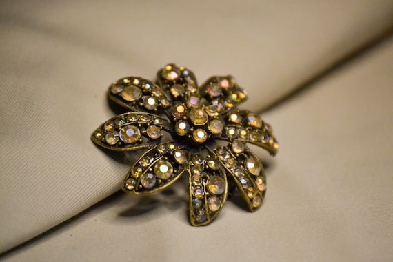 Flower Brooch Pin, Antique Brooch Pin, Brooch, Flower Brooch