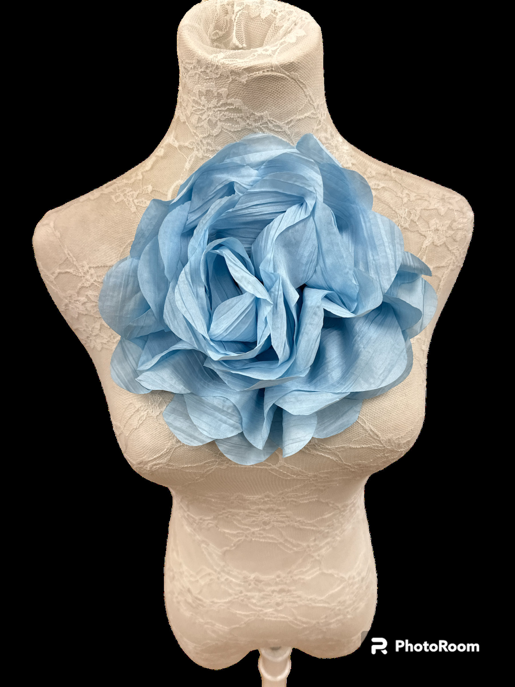 princess polly baby blue dress Elegant long blue ROSE dress main image 0