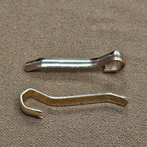 Gold prong, replacement prong, belt prong, buckle prong, belt prongs, buckle prongs
