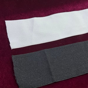 Elastico piatto largo 6 cm, elastico lavorato a maglia, nero o bianco, elastico, elastico per indumenti, elastico, elastico morbido, senza gomma