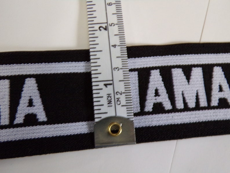 Elastic 25mm 35mm 40mm wide, multiple options, Quality Elastic, jacquard elastic, zig zag elastic, Greek key elastic, elastics, logo,1mtr Mama 4 cm