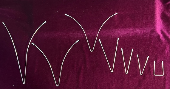 Bra Underwire selection, Swimwear Underwire, Bra Underwire, Metal V bars, Metal underwires, Bikini underwire, V-Bars, Metal Separators