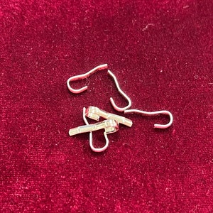 Small smooth finish metal Prong, replacement prong, belt prong, buckle prong, belt prongs,  metal prong, buckle prongs