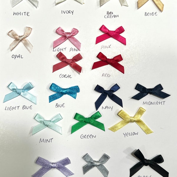 6pcs Quality small bows Lingerie Underwear Clothing Crafting 32mm*26mm, 6mm ribbon bows, bows, small bows