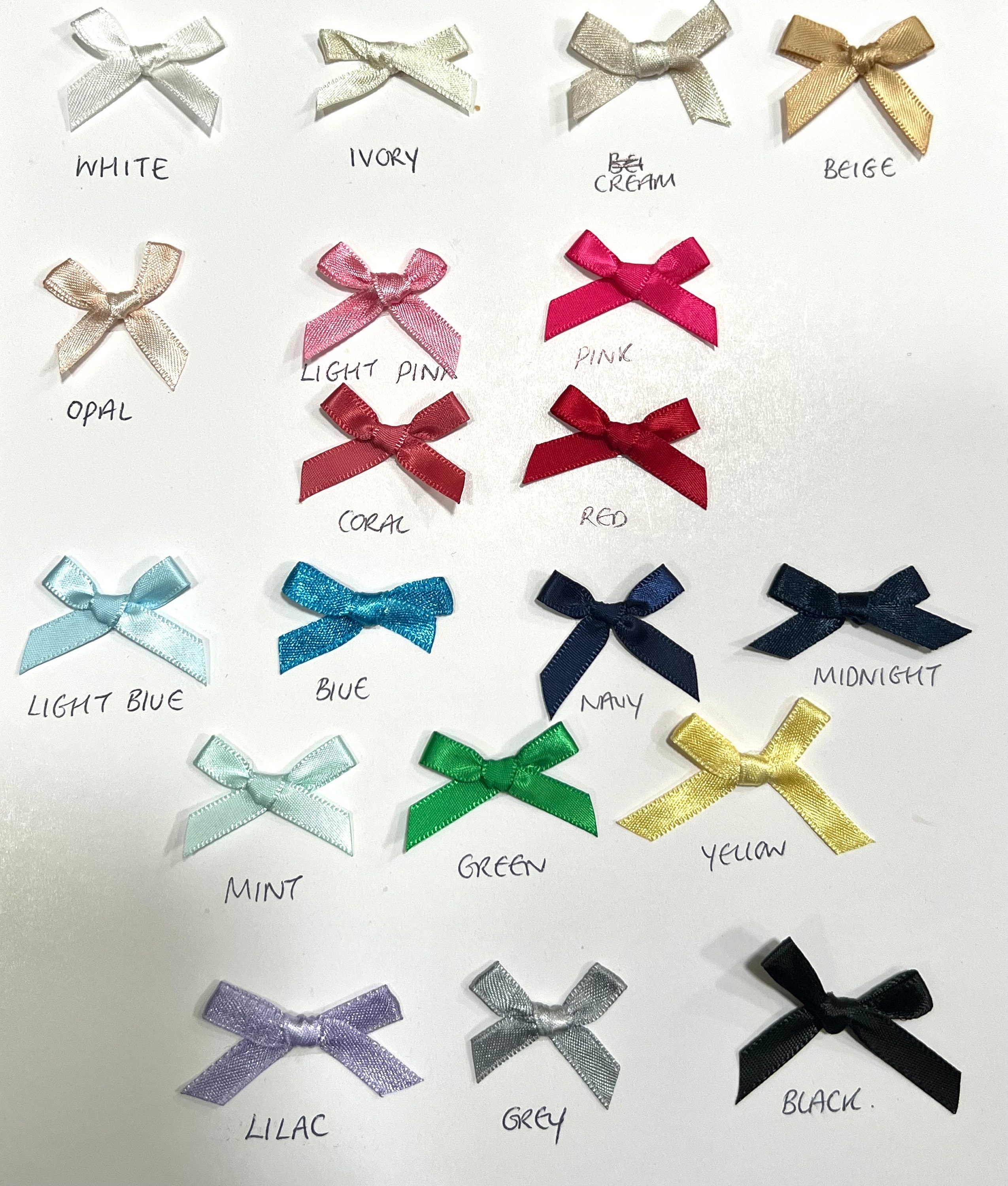 6pcs Quality Small Bows Lingerie Underwear Clothing Crafting 32mm26mm, 6mm Ribbon  Bows, Bows, Small Bows 