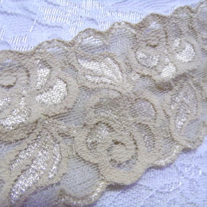 6cm wide Delicate Stretch Lace, Lingerie Lace, Stretch Lace for Sewing, Craft, Dress, Lingerie, Top lace, lace