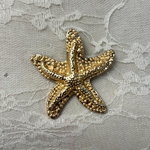 starfish brooch, starfish pin, pin, fashion starfish, starfish pin, brooch Gold or Silver