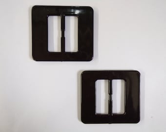 Schwarze Schnalle, Schiebeschnalle 2 ",Gürtelschnalle, 40mm Stange, Nähen, Handwerk, Modeschnalle, glänzende Schnalle