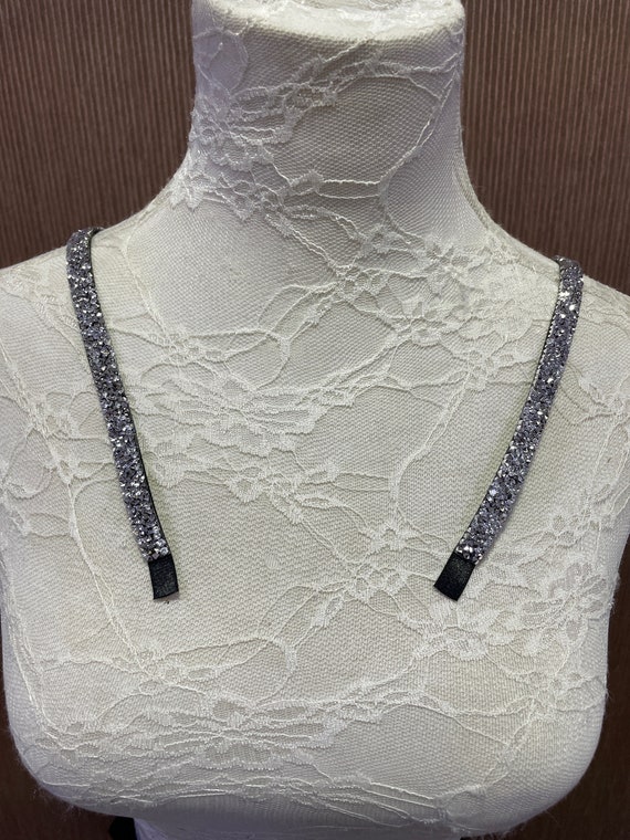 Silver Diamante Bra, Accessories