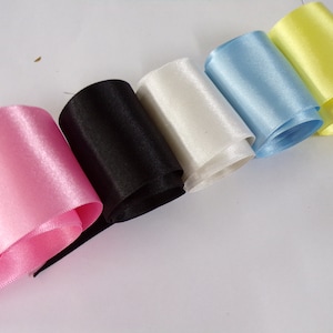 50mm Doppelseitiges Satinband, Double Faced Satinband, Nylonband, 5cm Band