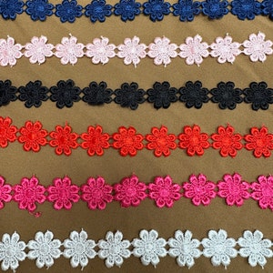Dentelle marguerite, guipure marguerite, guipure, guipure marguerite, passementerie marguerite