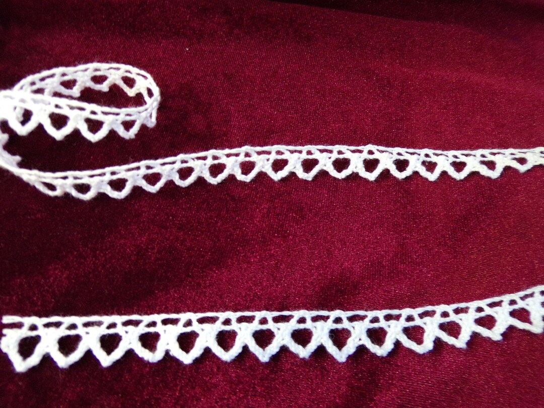 1mtr, Cotton Decorative Thin Tim, Cotton Lace Trim, Vintage Lace ...