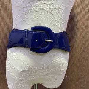Wide belt, plus size belt, elastic belt, navy belt, 7cm belt, patent belt. Plus belt, wide belt, corset belt, elastic plus belt, navy belt