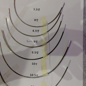10 sizes, bra underwire, corset underwire, underwire, bra making, metal wire, wire, swimsuit wire