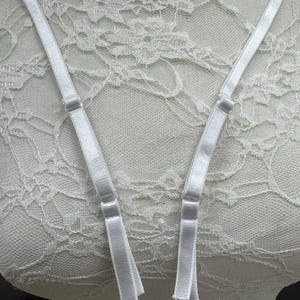 bra strap, sew in bra straps, ivory straps, adjustable bra straps, 100 pairs