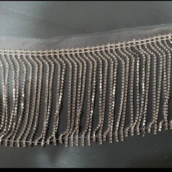 Diamante fringe, diamanté tassel, diamanté, fringe, rhinestone fringe, fringe, diamanté, rhinestone tassel, fringe, embellishment fringe