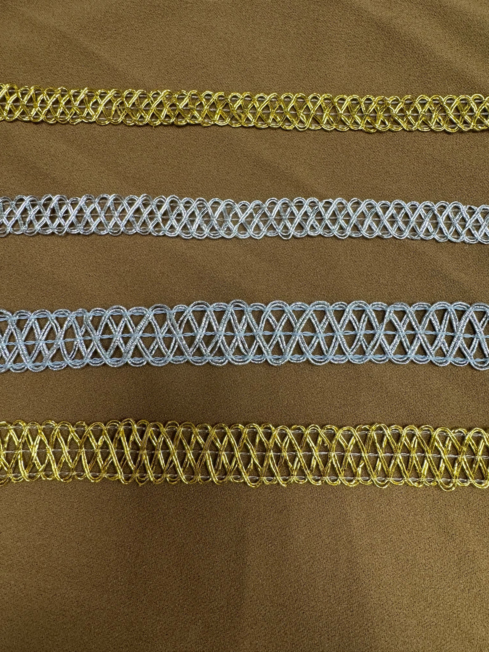 Metallic Braid, Shiny Braid, Gold Braid, Silver Braid, Embellishment ...