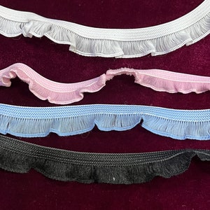 Stickerei Rüschen elastisch, Wäsche elastisch, Organza Rüsche Rüschen zum nähen, Dessous, Handwerk, Rüschen, Organza. Rüsche, Randspitze