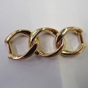 5.5*2cm Gold Metal Buckle, Gold Chain Buckle, Bags Buckle, Shoes buckle, Gold tone Swimwear Buckle, Sewing, Craft, silver buckle,shoe buckle