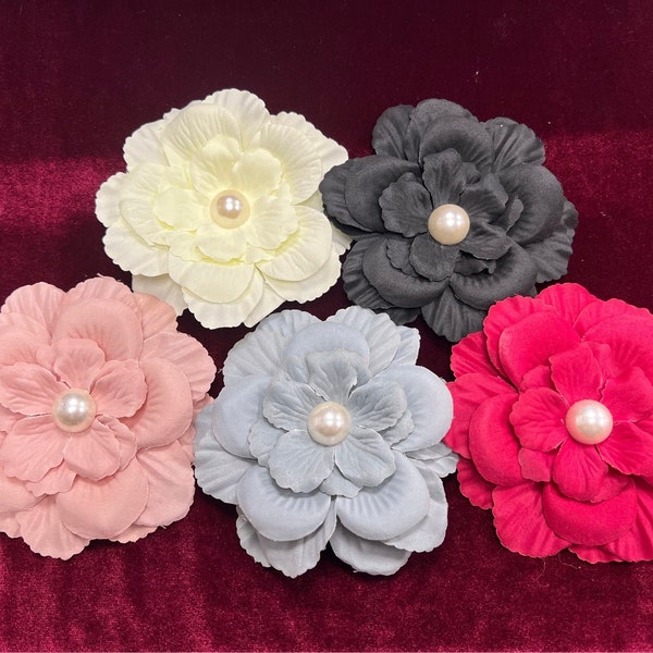 Broche de fleur, corsage de mariage, accessoires de mariage, broches de fleurs de mariée, broches de fleurs en tissu