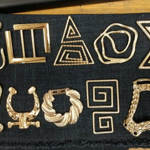 Variety odd buckles, Gold Metal Buckle, Belt Buckle, Bag Clasp, Craft Accessories, Swimwear buckle,  shaped buckle