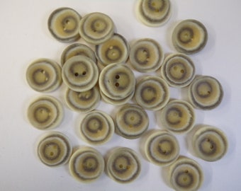 6pcs Matt Buttons, Beige Fancy Buttons for Sewing and Knitting 20mm 32L. Buttons, stone buttons,