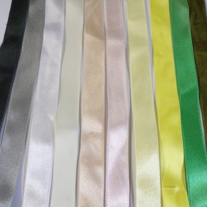Cinta satinada de doble cara de 20 mm, cinta satinada 21 colores, cinta satinada de doble cara, cinta de nailon, cinta, cinta satinada