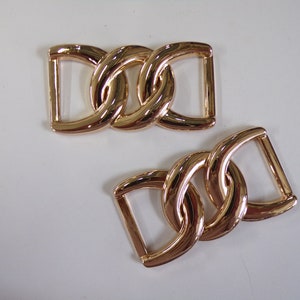 4.5*8cm Gold Metal Buckle, Belt Buckle, Bags Buckle, skirt buckle, Gold tone Swimwear Buckle, Sewing, Craft