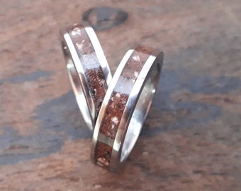 Titanium ring set