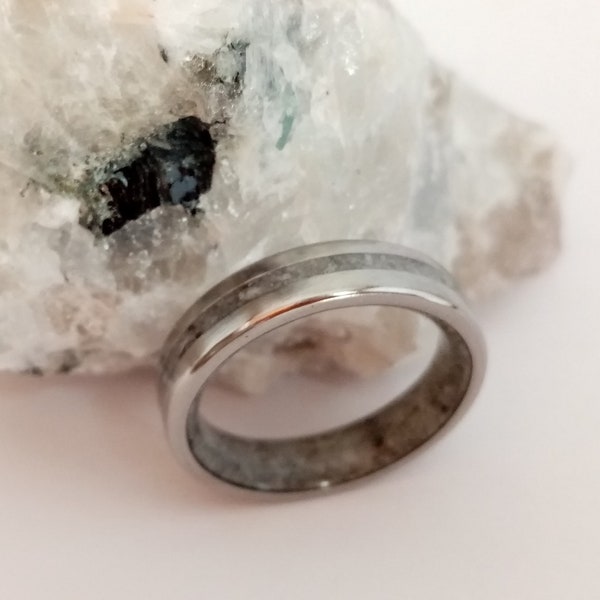 Moonstone raw stone, Mens wedding ring, Gemstone ring, Crystal jewellery, Birthstone ring, Male wedding band, His and hers band, Womens ring