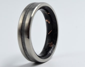 Male rings, Mens wedding rings, Womens band, Titanium Engagement ring, Stone rings, Crystal rings, Gemstone band, Bithstone rings, Raw stone