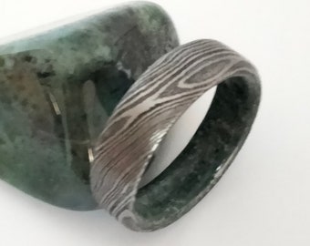 Damascus steel stone