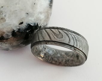 Damascus steel stone