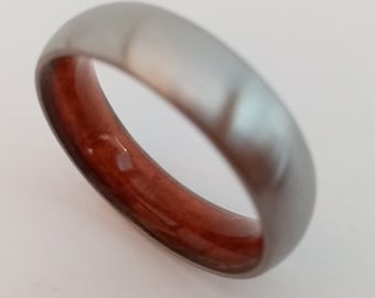 Redwood Titanium Ring: 8mm Wedding Band