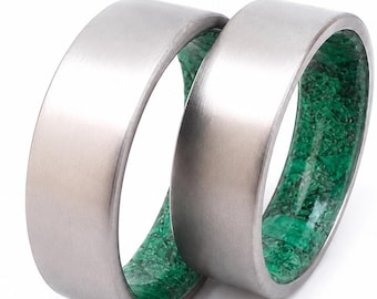 Titanium ring set