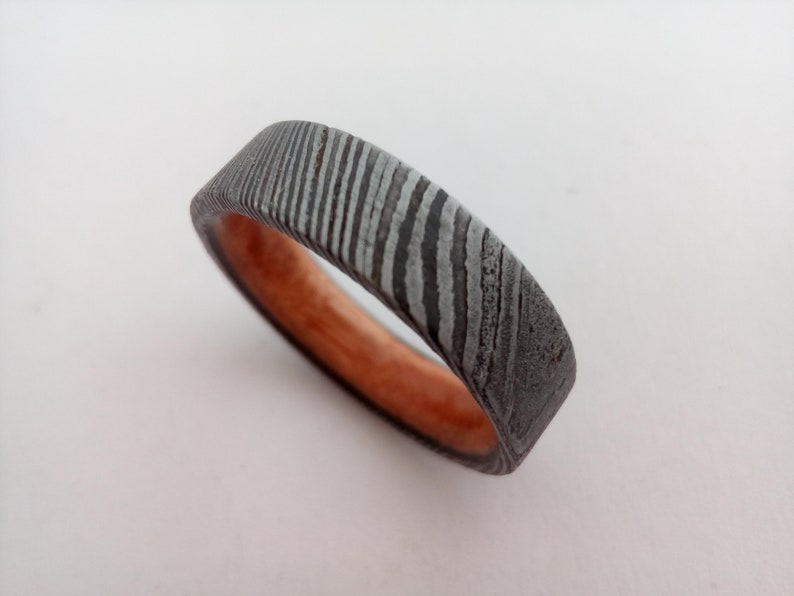 Wood Wedding Band Mens Ring Mens Wedding Band Wooden Ring Etsy