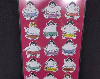 Thank you sticker labels seals arigato by mind wave