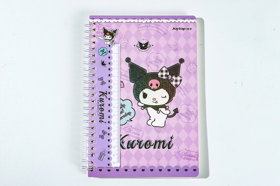 Hello Kitty Kuromi Spiral Tab Journal Notebook