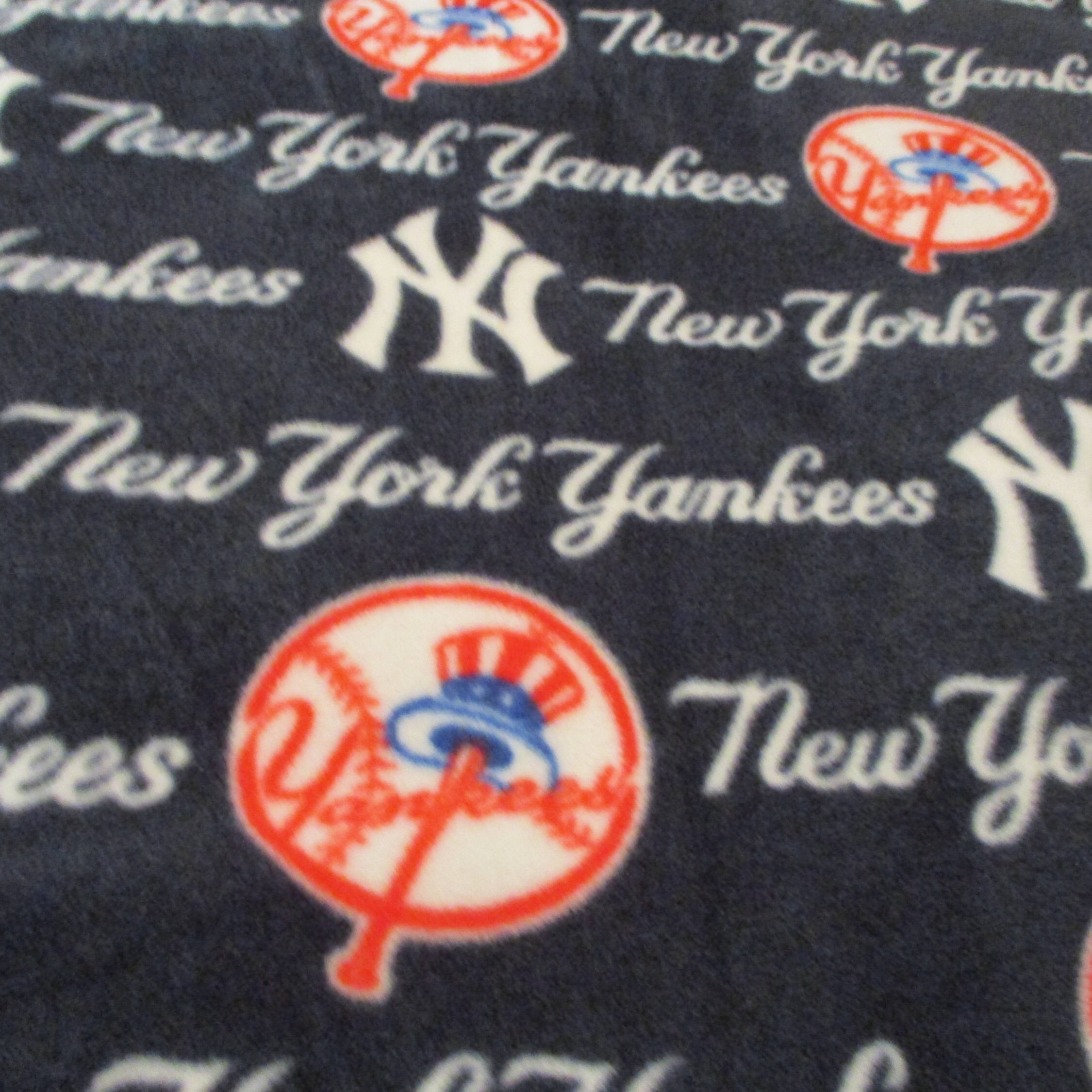 New York Yankees 2 ply Fleece Blanket Etsy