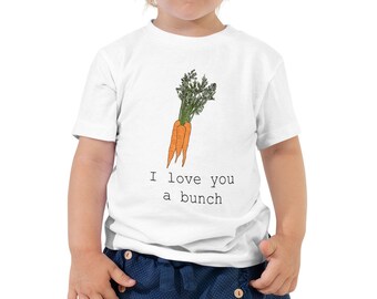 I Love You A Bunch - T-shirt met korte mouwen voor peuters