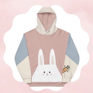 Bunny Color Block Hoodie
